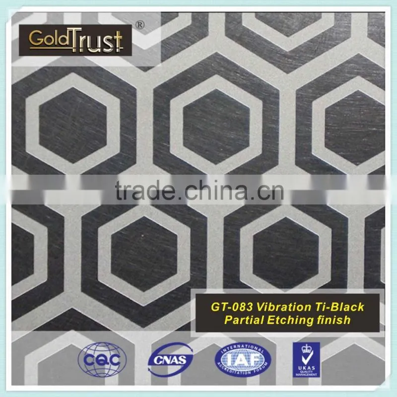 201 304 316 China stainless steel supplier vibration color stainless steel sheet for interior decoration