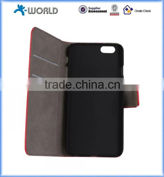 Cute Colorful Printing Skin Stand Leather Case Cover for iPhone 6S