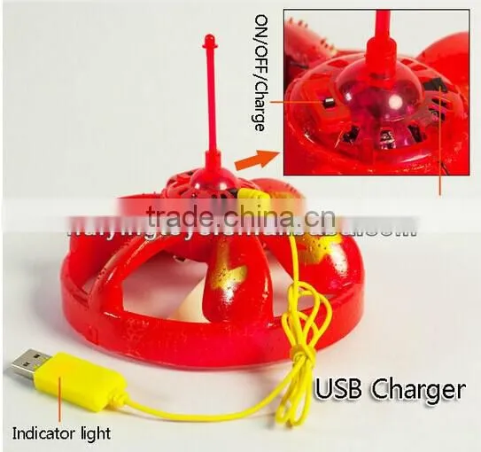 With Speed Up Remote Controller UFO With LED Light HY-828A LED Flying Toy New RC Flying UFO Toy New Huiying RC Flying Toys UFO