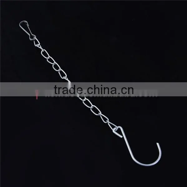 Hanging Wrough Iron Link Chain For Hanging Artificial Plant Ball