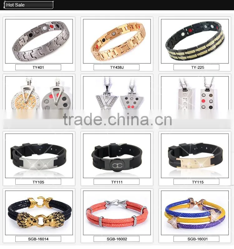 Fashion new design men's bracelet stainless steel top quality silver bike chain style finger chain ring bracelet