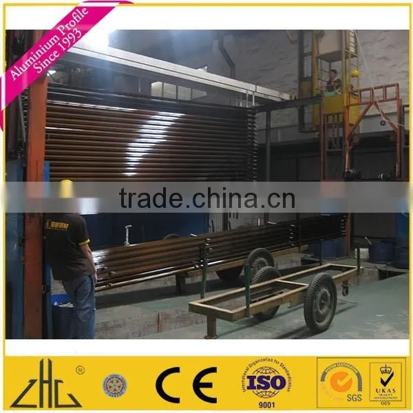 Wow!!! Electrophoresis champagne, pure white, black aluminium profile hollow section / wood color electrophoresis aluminium pipe