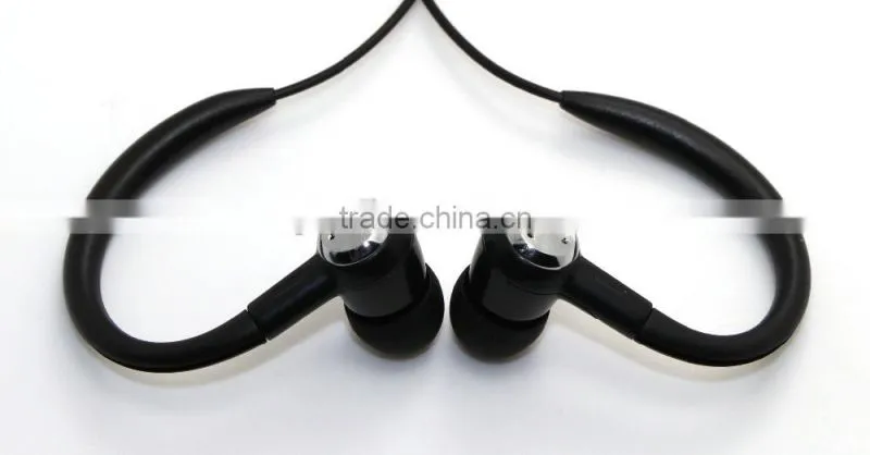 new model stereo sport earhook earphones 3.5mm jack earphones