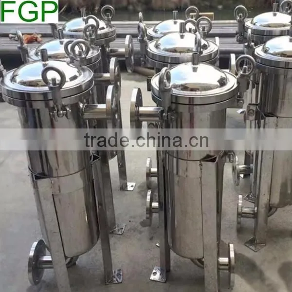High quality stainless steel multi and single ss liquid bag filter