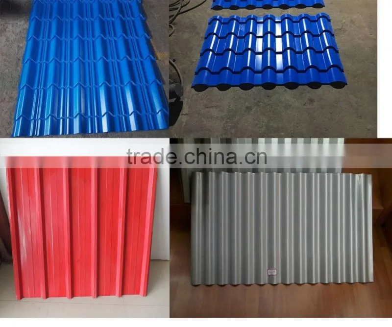 Galvanized Iron Corrugated Roof Sheet Roll Forming Machine/ Galvanized Steel Roof Panel Making Machine