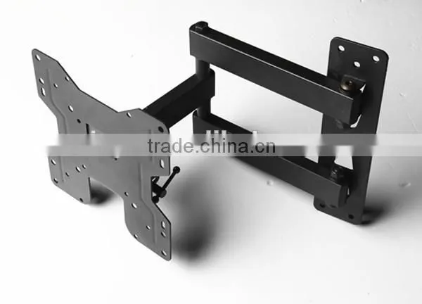SPCC Swivel Retractable TV Wall Mount Brackets for 19 to 42 Inch TV with Adjustable Tilt 15 Degree