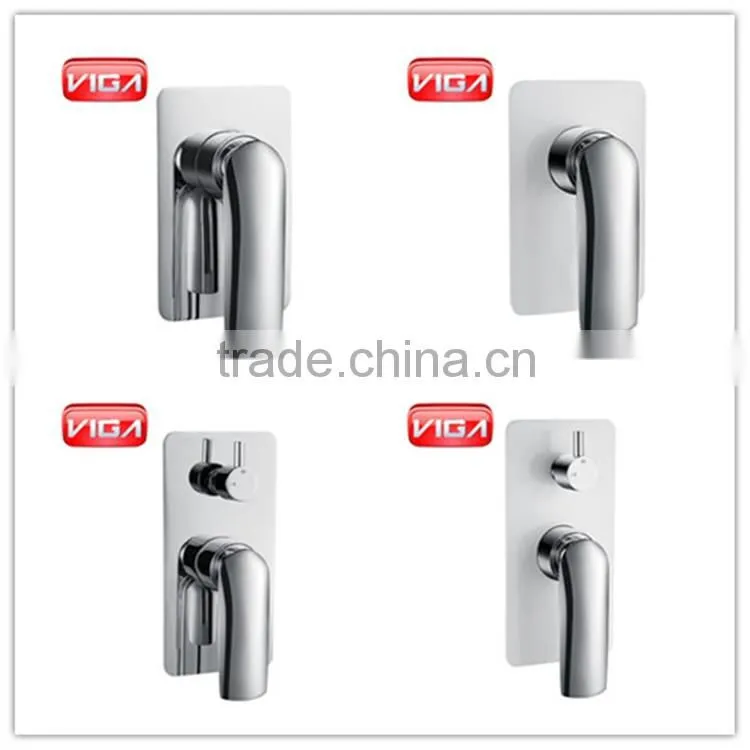 Bathroom Concealed shower mixer White and chrome