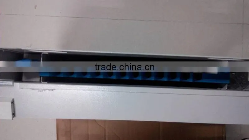 ODF Tray Rock Mount Slide Type 24 port For SC Adapters Fiber Optic Patch Panel