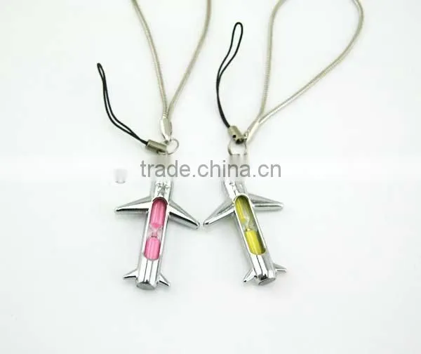 Hot selling Latest Fashion Egg,Plane,Cross Hourglass Mobile Phone Straps