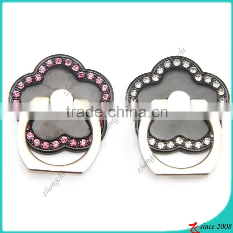 Enamel Colorful Rose Flower Lovely Phone Ring Holder In China Direct Price