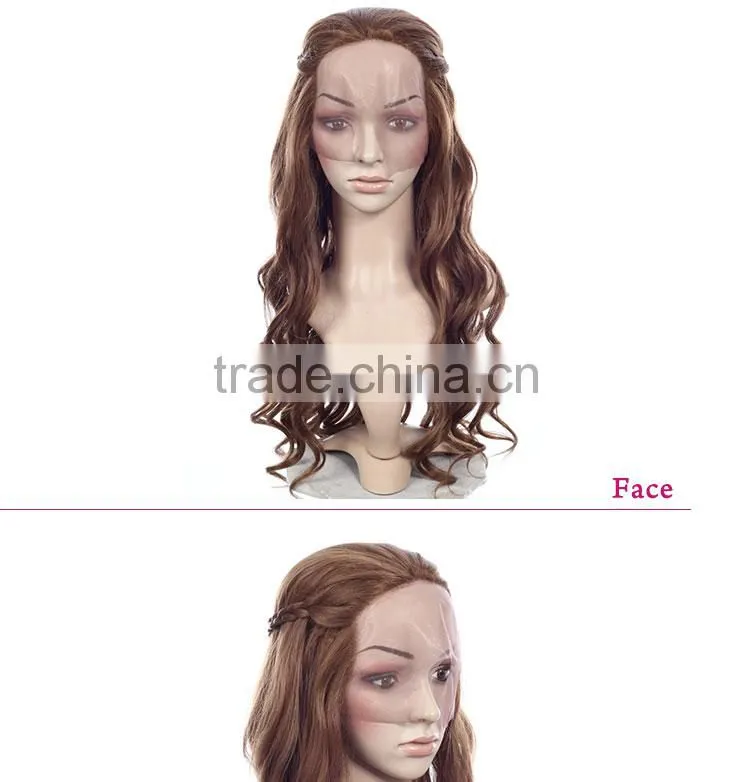 2014 New product Heat synthetic Fiber lace front wig 30inch