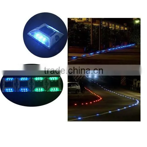 Square Led Solar Road stud with 4 led or 6 led