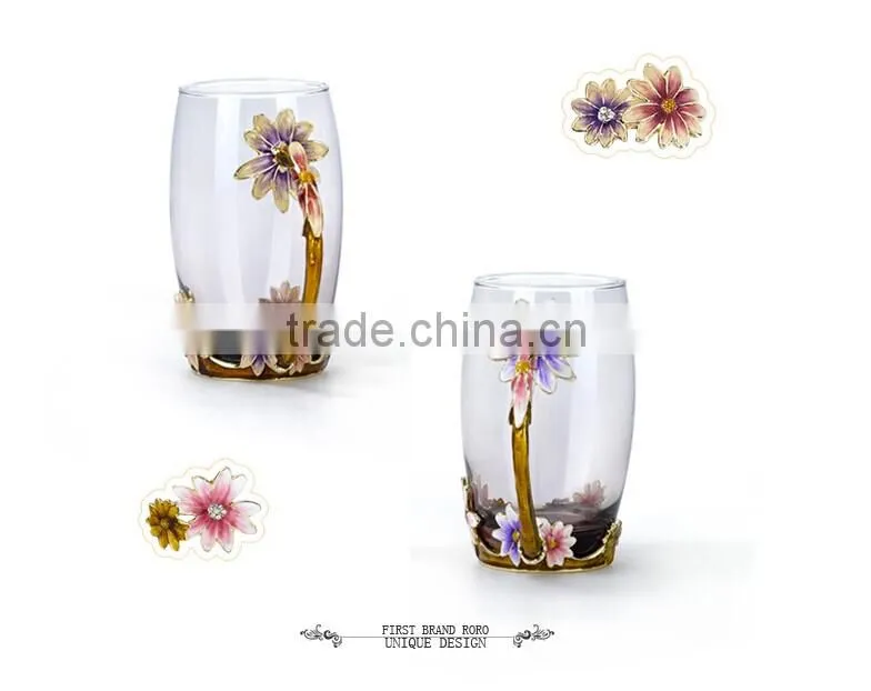 RORO 2014 New Design March in Paris daisy craft gift water mug
