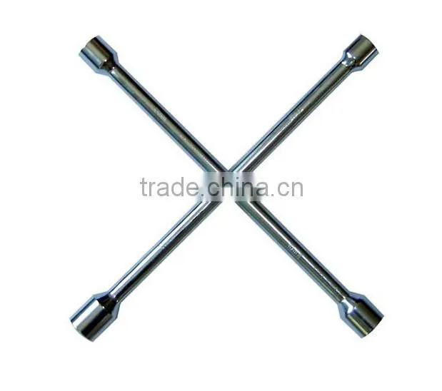 Cross Wrench Silver Zinc Wrench