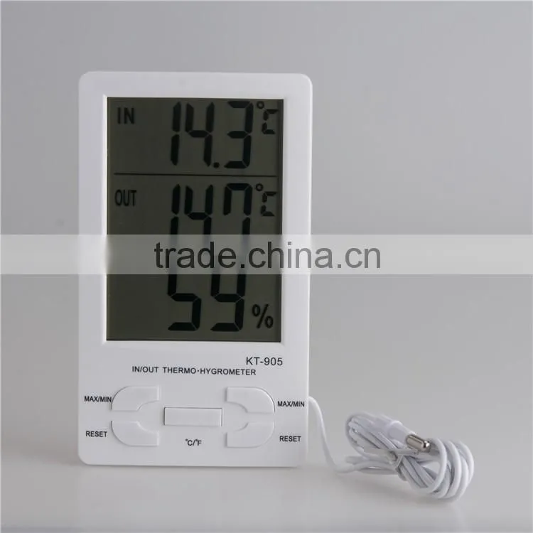 3 In 1 digital room temperature meter Clock