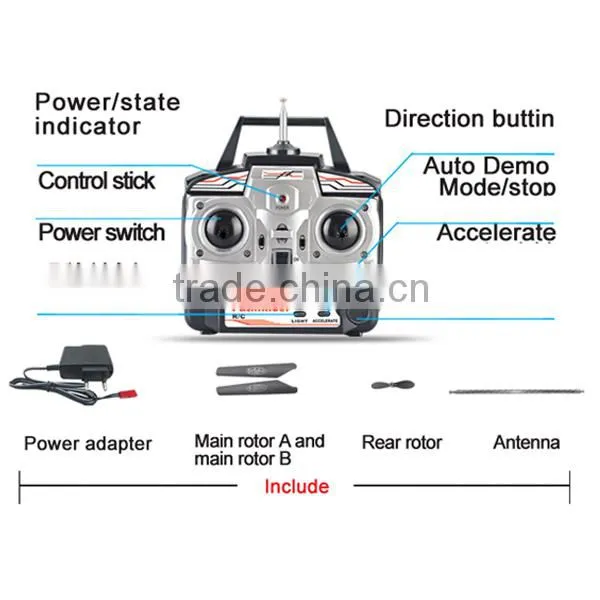 3.5CH alloy RC Helicopter toy with Gyro