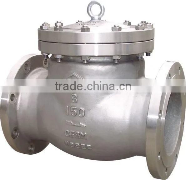API 6D pressure seal bonnet swing check valve