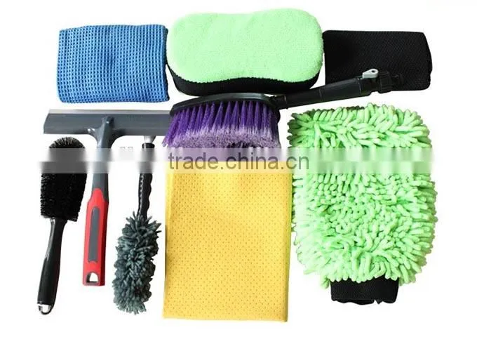 Wash kit microfiber cleaning equipment for car, professional car cleaning tools