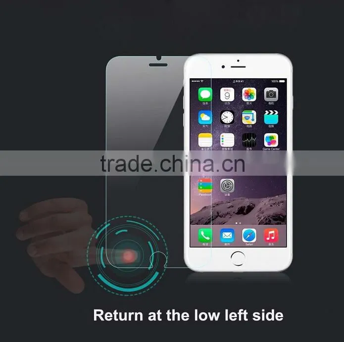 Explosion-Proof Ultrathin Premium Smart Tempered Glass Screen Protector for iphone 6 4.7" Protective Film 9H Film back button