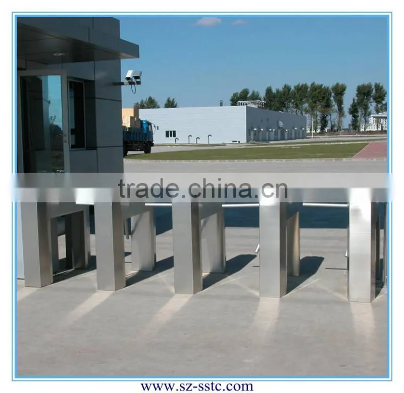 Relay single interface stainless steel automatic turnstile barrier gate