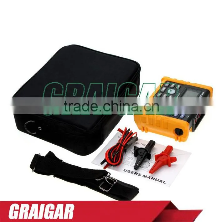 Portable Digital Megger HYELEC MS5205 250V/500V/1000V/2500 Digital Insulation Resistance Tester Megger MegOhm Meter