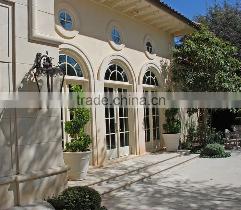 Cheap classic arched top door garden door