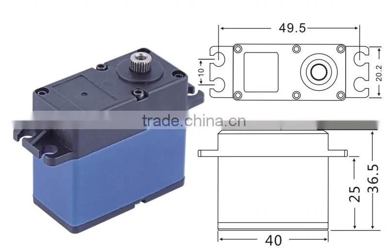 32.5kg waterproof series core/coreless/brushless motor high voltage servo
