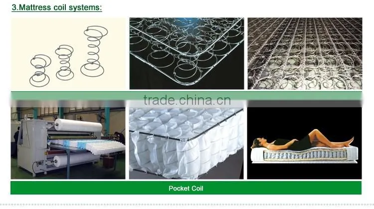 A2047 king size vacuum packed pocket spring bed mattress
