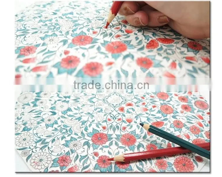 Shenzhen colouring secret garden adult and children drawing coloring book printing
