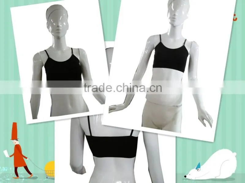seamless bra (black)