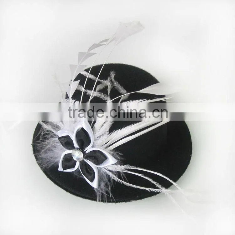 MYLOVE lucky flower felt mini top hat dance costume hats MLXM031