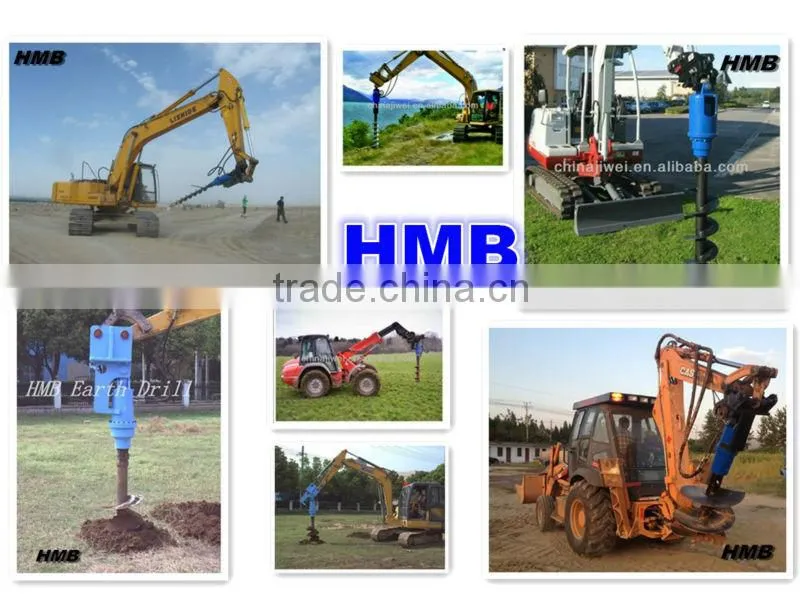 earth augers for backhoe digging earth auger