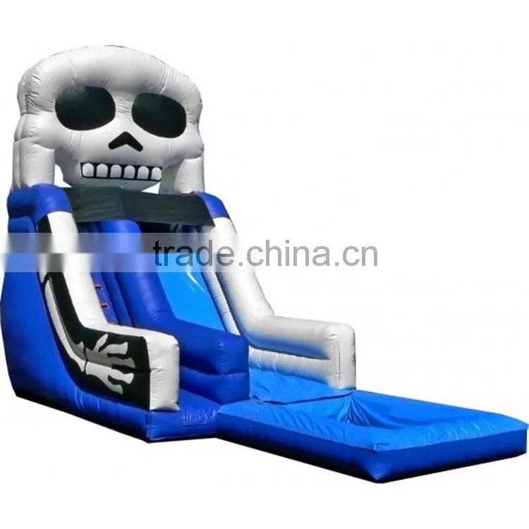 Jungle inflatable pool with air water slide for sale