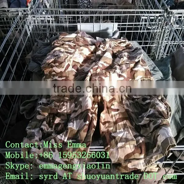 Top quality male clothes/shirts secondhand clothing