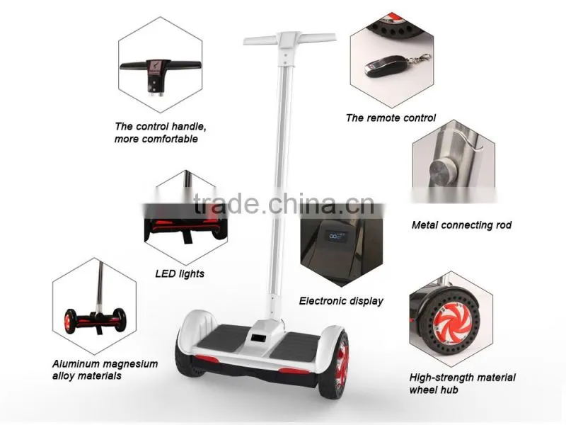 Fashionable 800W 2 wheels standing electric city scooter on hot sell