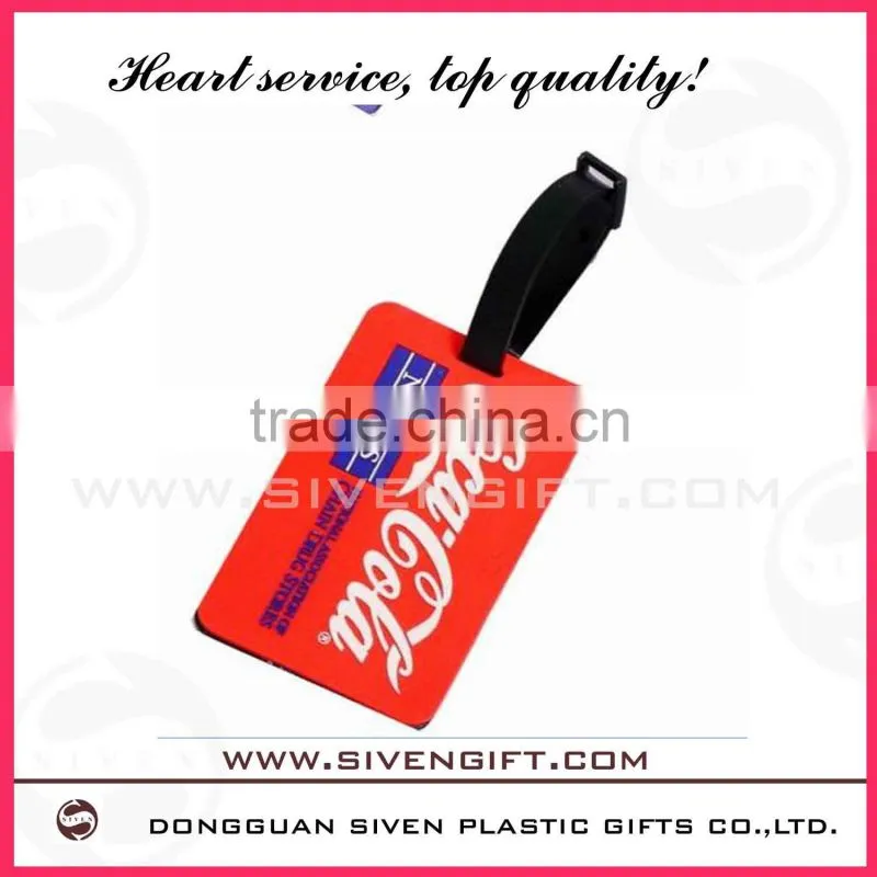 Custom Soft Pvc Luggage Tag
