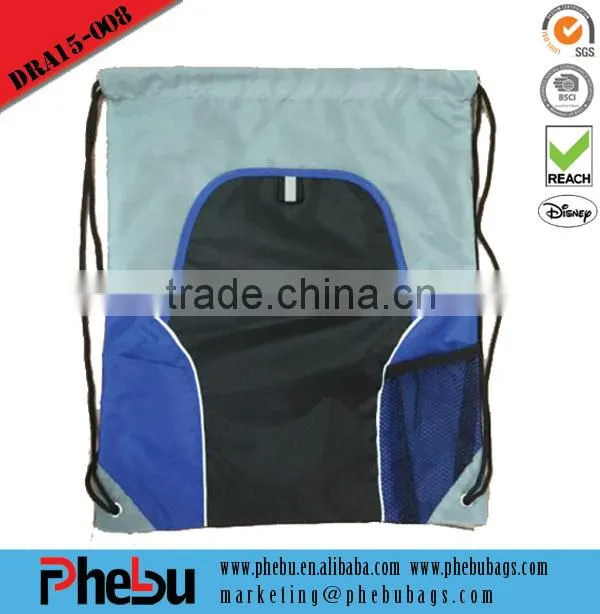 Hot Selling design your own drawstring backpack(DRA15-003)