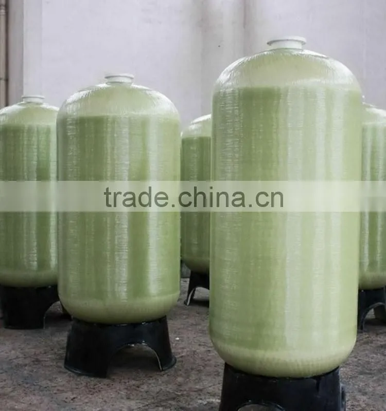 Water softener frp tank, frp pressure vessel tank for ro water treatment plant