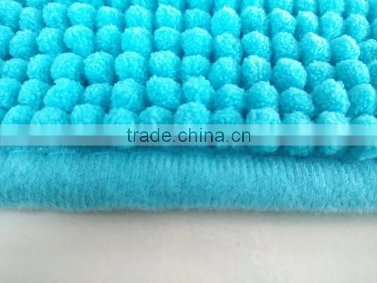 simple home textile chenille non-slip mat