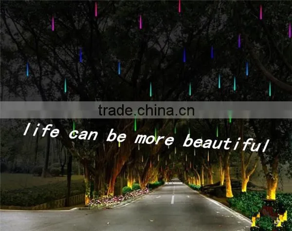 new design attractive sells-out led meteor shower outdoor led tree light led decorative serial lights home decor led light