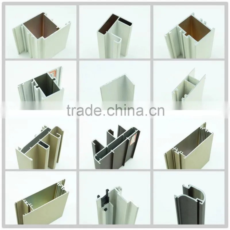 Superior quality powder caoted aluminium 6063 alloy aluminum extrusion