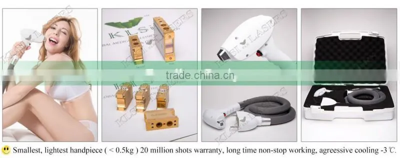 Medical laser spa use 808 diode permanent depilazione group equipment