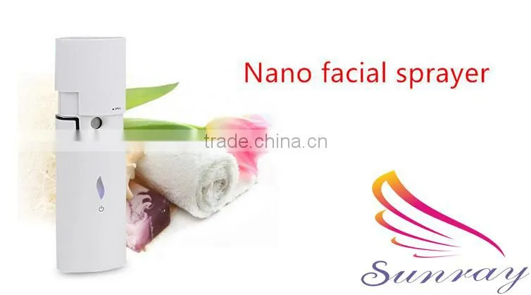 Promotion gift economic home use portable mini handheld mini facial steamer spray nano mist