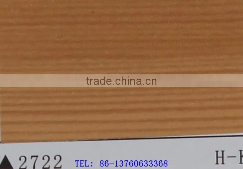 Wood Grain self-adhesion cold laminated Decoration PVC Film item 2722