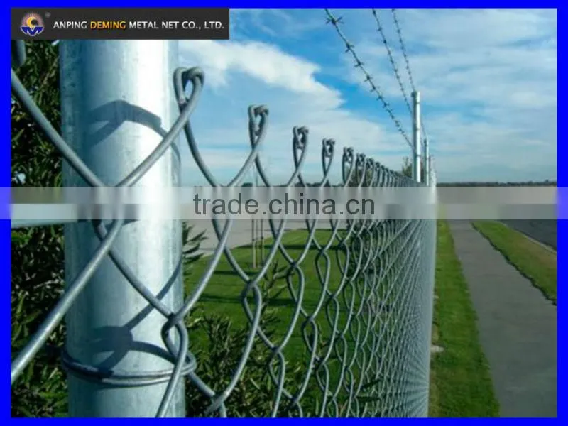 temporary chain link fence for construction