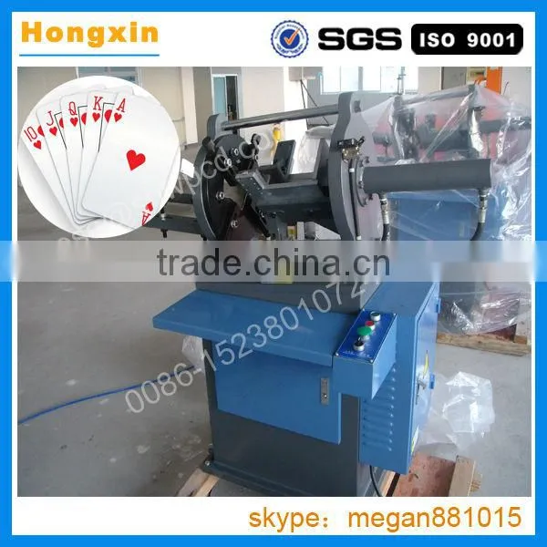 automatic paper trademark label logo poker die cutting machine price for sale