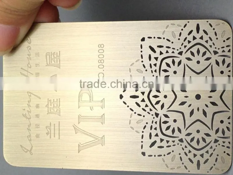 High quality Magnetic stripe card/ metal card from China supplier