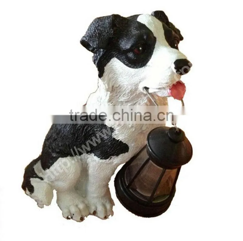 hot sale new type waterproof nice led garden dog solar light