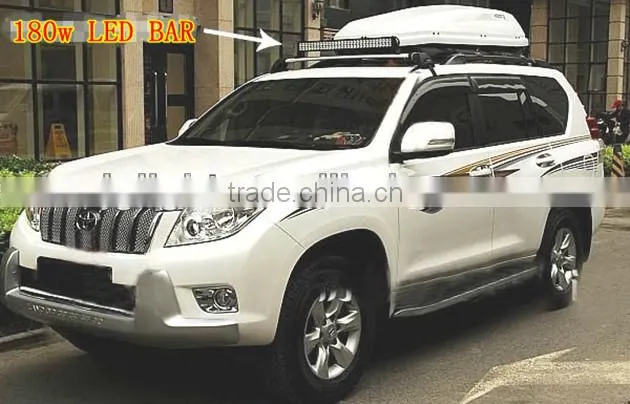 Top selling 180w 9-32v all vehicles applicable 33'' off road light bar double row 3watt cree led driving light bar 12volt