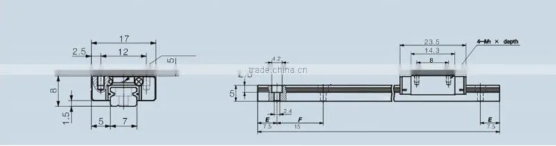 The Most Popular China Wholesale Linear Roller Guide Bearings -TRN7C